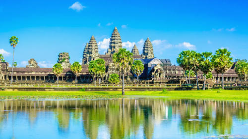  l'Angkor Wat au Cambodge
